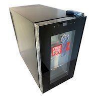 Insignia 8 Bottle Thermoelectric Wine Cooler w Glass Door (Black)