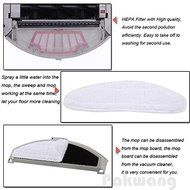 Original Robot Vacuum Cleaner A320 Replacement parts, Mop, Filter, Side Brush,Rubber Brush and Hair Brush N5