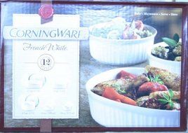CorningWare French White 12 piece set