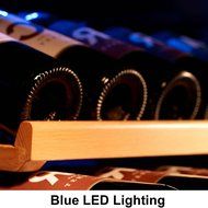 KingsBottle PRO Series 25 Bottle Single Zone Wine Cooler, Black N23