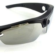 720P HD Camera Sports Sunglasses 170 Wide-Angle Lens + Remote Control Black