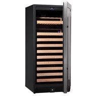 KingsBottle PRO Series 25 Bottle Single Zone Wine Cooler, Black N27