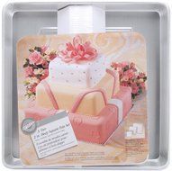 Performance Cake Pans 3/Pkg-Square 8, 12 &amp; 16