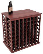 Wine Racks America Redwood Double Deep Tasting Table + Solid Top. 13 Stains to Choose From! N7