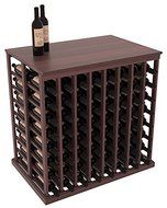 Wine Racks America Redwood Double Deep Tasting Table + Solid Top. 13 Stains to Choose From! N8