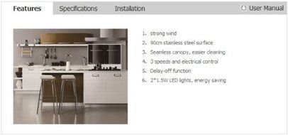 Fotile CTS9004 Range hoods N5