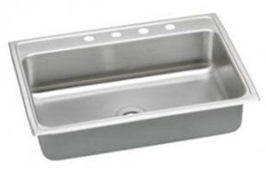 Elkay LRQ31224 Gourmet Lustertone Sink, Stainless Steel by Elkay