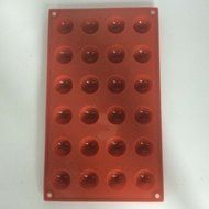 Allforhome (TM) 24 Cavity Mini Half Ball Sphere Silicone Candy chocolate Mold Half Ball Ice Cube Tray Baking Pan...