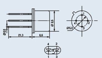 Optocouplers AOD101V USSR 10 pcs N2
