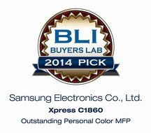 Samsung SL-C1860FW/XAA Wireless Color Printer with Scanner, Copier and Fax, Amazon Dash Replenishment Enabled N4