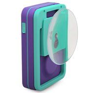 Aduro AquaSound WSP40 Waterproof Shower Bluetooth Portable Speaker with Stand and Suction Cup (Turquoise/White) N2