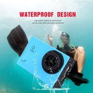 Sport Camera, Bodecin HD 1080P CMOS Cycling Outdoor Digital Action Waterproof Video Camera Support WiFi(Blue) N4
