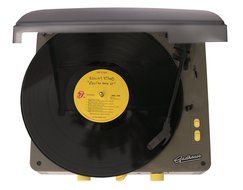 Gadhouse Brad Vintage Record Player 3-speed Turntable Built in Bluetooth, Stereo Speakers, Headphone Jack, Aux... N8