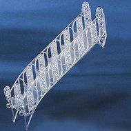 2 Pack Elegant Crystal Tiered Wedding Cake Step Decoration Stair