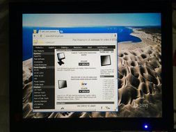 VSL100 VGA 9.7 metal enclosure touch screen monitor industrial rugged