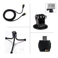Xtech&reg; Essential 15 piece Accessory Kit for GoPro HERO2 Hero 2 Digital Camera Includes an 8GB High Speed Memory... N7