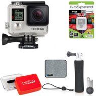 GoPro HERO4 BLACK 12MP Full HD 4K 30fps 1080p 120fps Built-In Wi-Fi Waterproof Wearable Camera Adventure 16GB... N3
