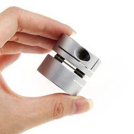 RioRand CNC 12x12.7mm Motor Shaft Coupler 12mm to 12.7mm Flexible Couplings OD 34x32mm N5