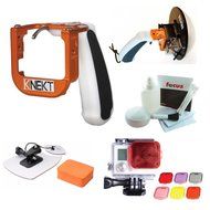 KNEKT Trigger Handle for GoPro HERO3+/HERO4 With Six-Inch Dome Port,Color Correction Filters for GoPro and Action... N3