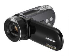Samsung HMX-H104 HD SSD Flash Memory Camcorder with 16 GB Memory and 10x Optical Zoom N10