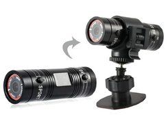 F9 Multifunctional Waterproof Sports DV Digital Video Camera with Microphone (Black)