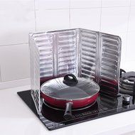 Kitchen Oil Splash Guard Cooking Cover Anti Splatter Shield Oil Removal Scald Proof Board High Quality Silver... N3