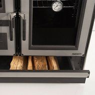 Wood Cook Stove La Nordica "Italy Silver", Wood Burning Cooking Stove N6