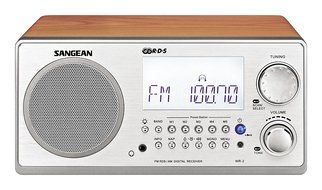 Sangean All in One AM/FM Alarm Clock Radio with Large Easy to Read Backlit LCD Display (Black) N5