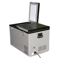 Cu. Ft. 62 Qt. Dual Zone Portable Freezer in Gray with Two Separately Controlled Temperature Zones, You Can Set... N6