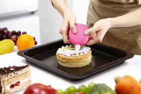 Silicone Macaron Decorative Pot Cream Miller ,tanglinasa Pastry Cream Decorating Pen Cupcake Decorated Cream Bakery... N4