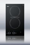 CR2220 Two-Burner 230V Electric Cooktop With Two Heating Elements Push-To-Turn Controls Residual Heat Indicator...