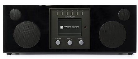 Como Audio Duetto Wireless Music System, Walnut/Black N8