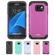 Galaxy S7 Case, HLCT Slim Hybrid Soft Interior Silicone Hard PC Back Dual-Layer Case for Samsung Galaxy S7 (2016... N19