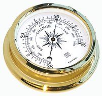 Trintec Marine Solaris Aneroid Barometer Solid Brass Marine Instrument SOL-04 On shore or Off shore