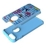 iPhone 7 Plus Case, [5.5 Inch] by HLCT, Soft Interior Silicone Bumper &amp; Hard Shell Solid PC Back, Shock-Absorption... N33