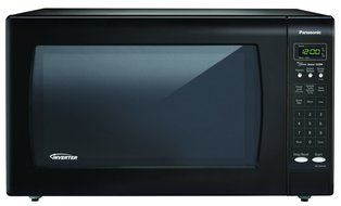 Panasonic NN-SN933B Black 1250W 2.2 Cu. Ft. Countertop Microwave Oven with Inverter Technology N2