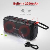 GBtiger Portable Wireless Bluetooth Speakers, IPX6 Waterproof Hifi Speaker with 10W Enhanced Bass, Dual Channel... N11