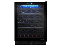 Vinotemp 54-Bottle Touch Screen Wine Cooler, Black N2