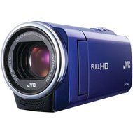 JVC 1.5-Megapixel 1080P High-Definition Everio Digital Video Camera (Blue) GZE10AUS (Discontinued by Manufacturer)