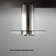 Polar Island hood 15"/40cm-500cfm, Backlit electronic control 4 speed, delayed shut off, clean filter reminder...