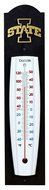 Henson Metal Works 2510-7 Iowa State University Collegiate Logo Outdoor Thermometer, Large