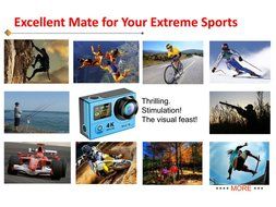 Boblov H3 Dual Screen Ultra HD 4K Sports Action Camera 1080P Waterproof Underwater Camcorder 170&deg; Wide Angle 12MP... N8