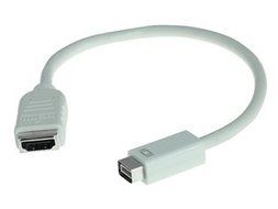 PTC Mini-DVI to HDMI Adapter with 6ft HDMI Cable for Macintosh N2