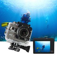 F68 4K 12MegaPixel WIFI HDMI 170 degree Waterproof Sport Action Camera (Grey) N2
