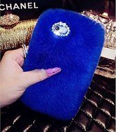 iPhone 7 Plus Case,Inspirationc Luxury Stylish Bling Fluffy Cover Plush Rabbit Hair Fur Cases Decorative Handmade... N2