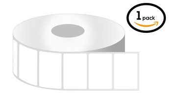 1 Inch Core - 2.25 x 1.25 Zebra Compatible Direct Thermal Labels 1 Roll for Zebra Desktop Printer GC420d GC420t...