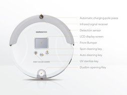 Seebest C561 Pet Vacuum Cleaning Robot, Champagne N7