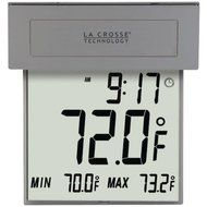 New LA CROSSE TECHNOLOGY 306-605 Solar Window Thermometer