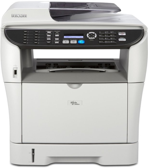 Ricoh Aficio SP 3400SF 30ppm B/W Laser MFP