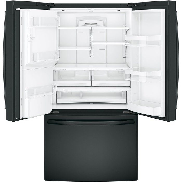 GE GFE28GGKBB 36" Freestanding French-door Refrigerator with 27.8 Cu. Ft. Capacity, in Black N2